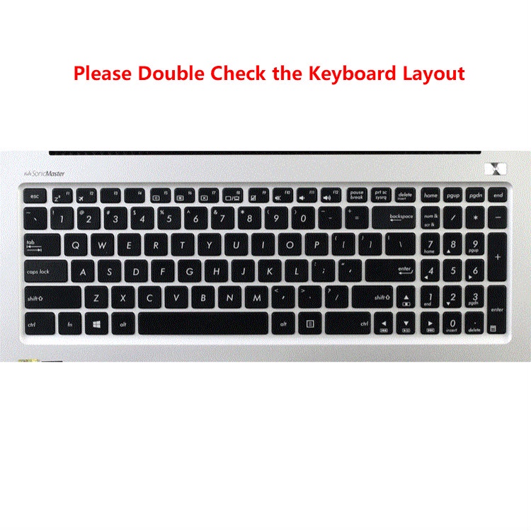 For 15.6 Inches ASUS Y581C Y581L A52 A52J Soft Ultra-thin Silicone Laptop Keyboard Cover Protector