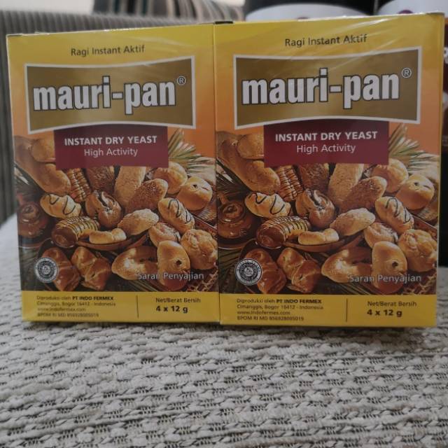 

MauriPan Yeast/ Ragi Mauri-pan 4 x 12 gram