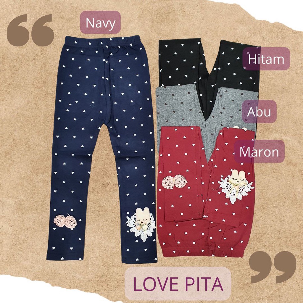 Legging Anak Perempuan Import Premium 6-10 Tahun Part 2