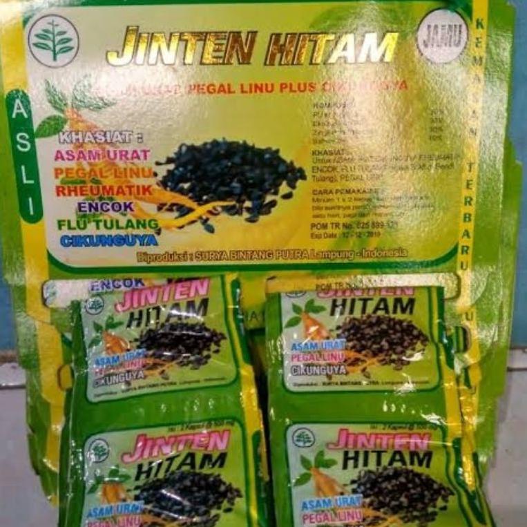 

SPECIAL PRICE Obat/Jamu Jinten Hitam Kapsul Saset Hijau Original 100% (per Saset) ❀ 862