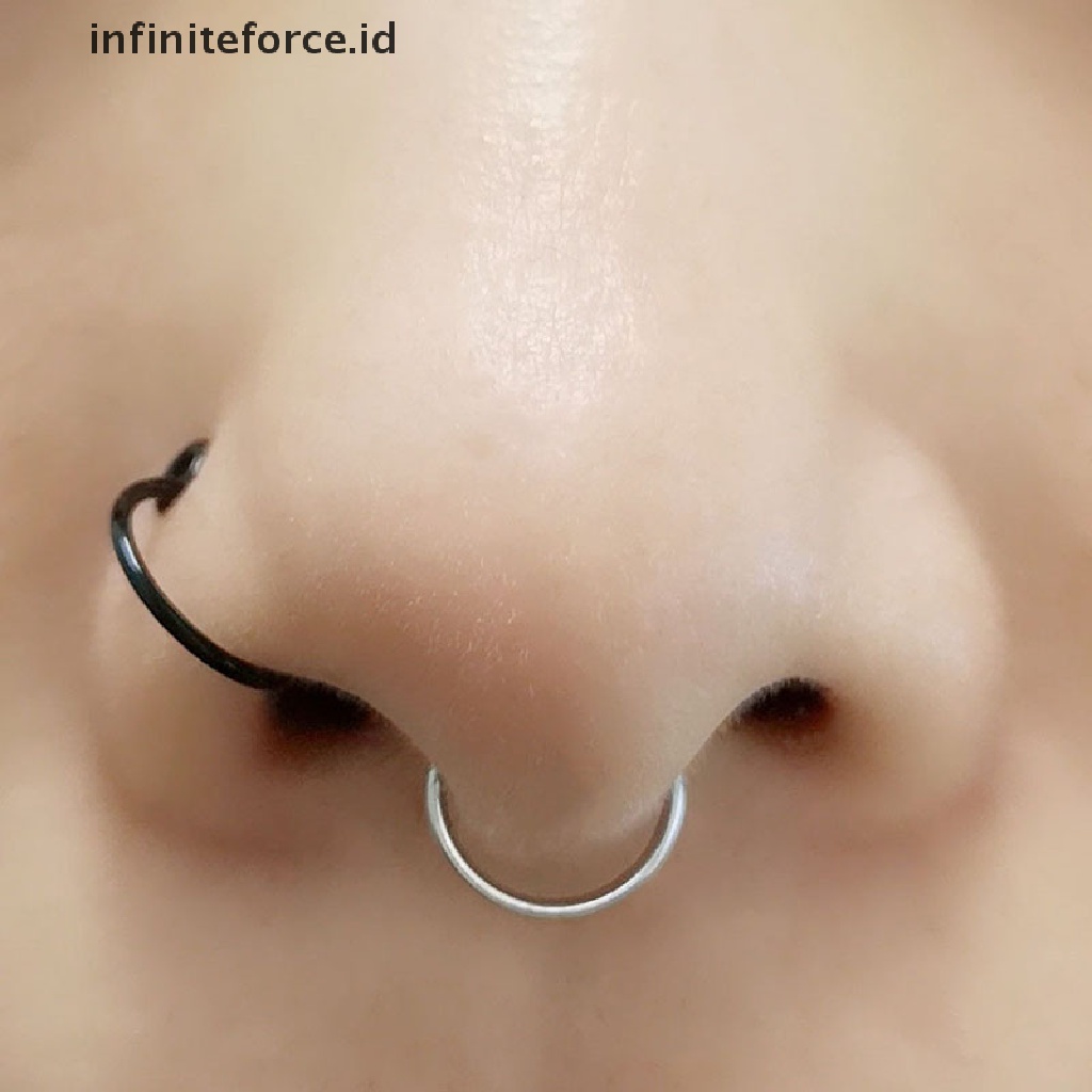 Infiniteforce.id Anting Jepit Hidung / Telinga Tanpa Tindik