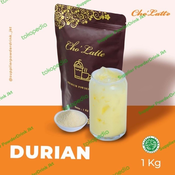 

DISKON - (BISA COD) DURIAN CHOLATTE PREMIUM POWDER DRINK BUBUK MINUMAN RASA DUREN DURIAN