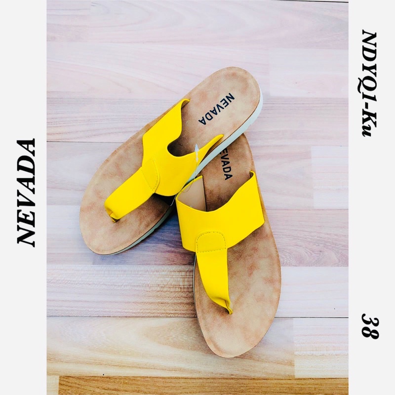 Nevada Sandal Japit Kuning Only size 38