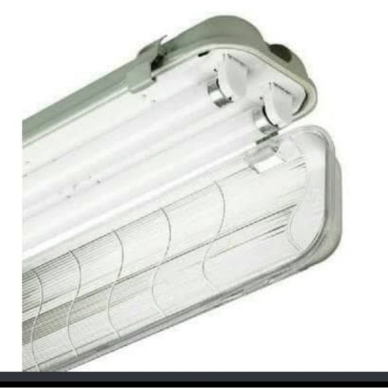 kap lampu waterproof philips tcw060 2x36 watt 2x36 watt tcw 060