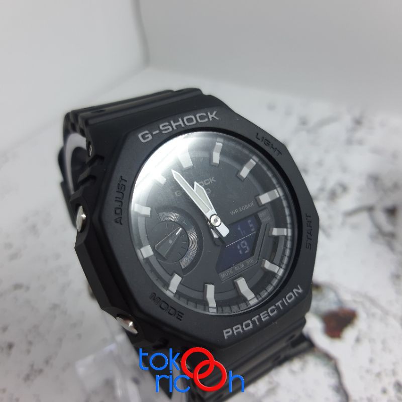 (Toko RICOH) Original Casio GShock 2100 ADR 5600 - analog / jam tangan pria hitam