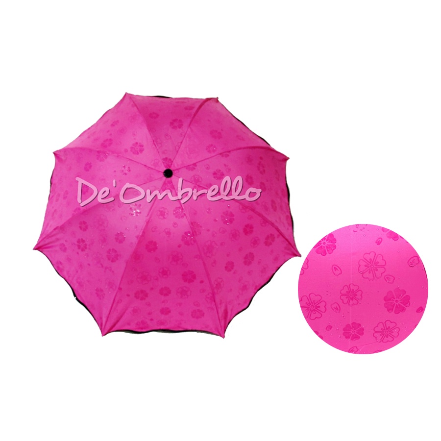 (347)Payung Lipat 3D Magic Umbrella Motif Bunga/Payungb Lipat/Payung Magic/Payung Dimensi Premium Quality