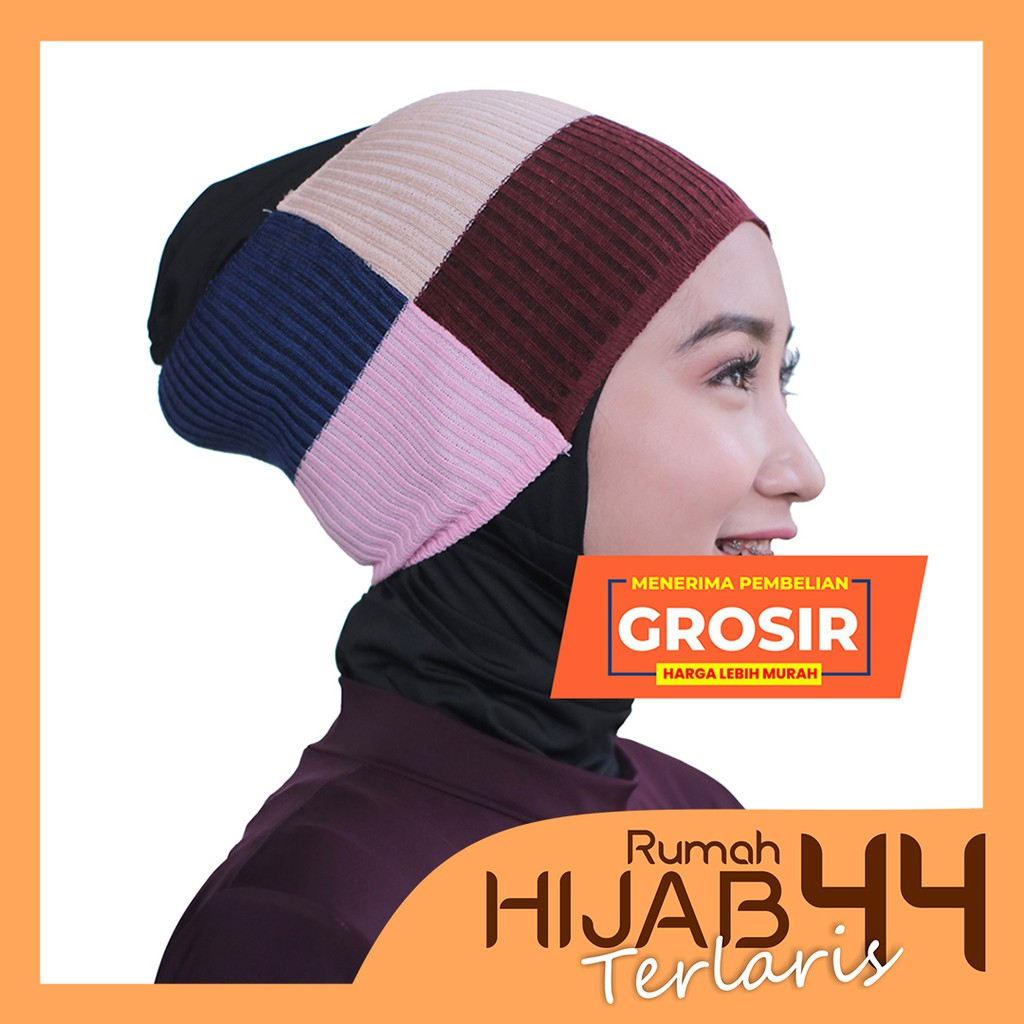 TERLARIS COD!! CIPUT Rajut LAMIA 4 Warna | Bandana Rajut Anti Pusing | Inner Bandana Anpus