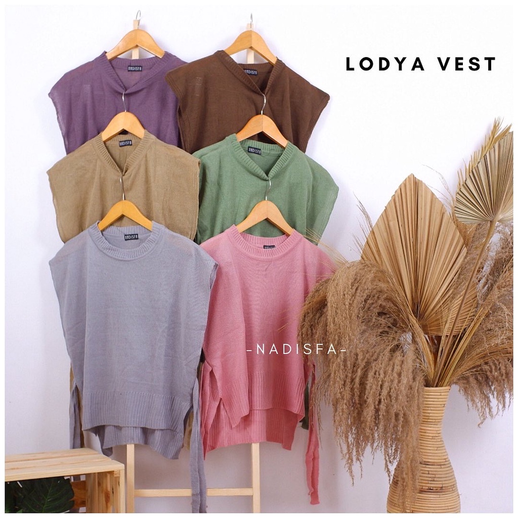 LODYA VEST RAJUT POLOS