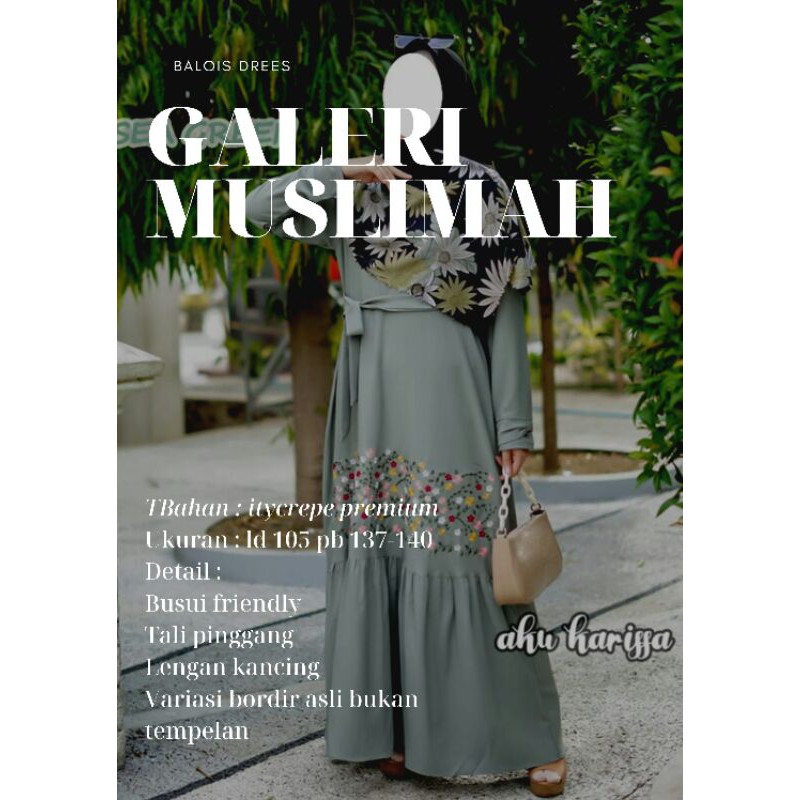 BILQIS DRESS/DRESS GAMIS