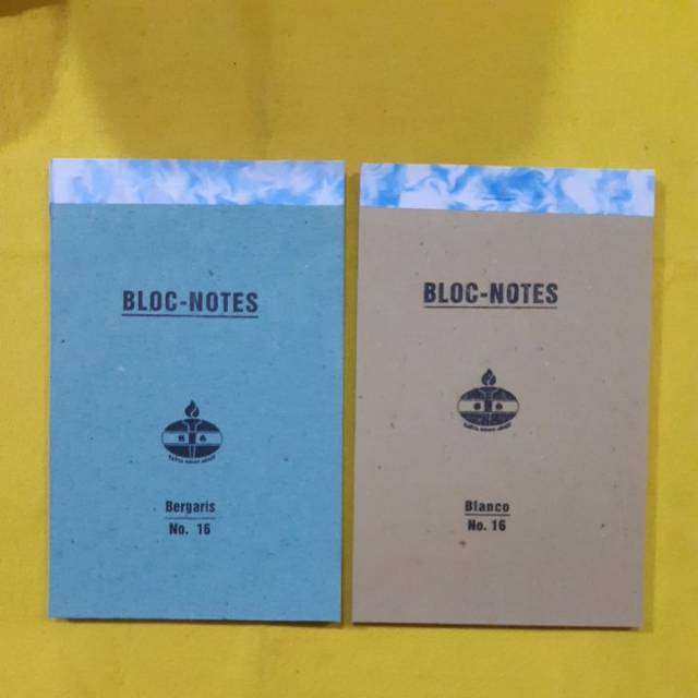 

Bloc notes obor / notes blanco bergaris no.16