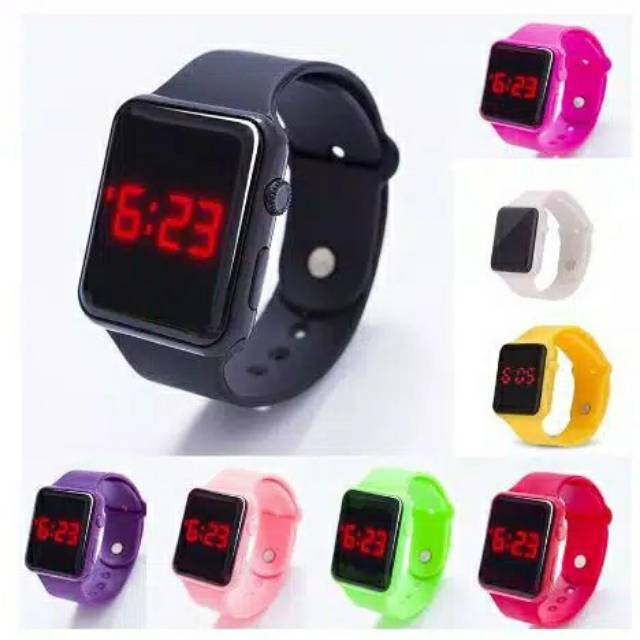 Jam Tangan Digital LED Besar Fashion Kids &amp; Teenager Remaja Display Watch Import Termurah