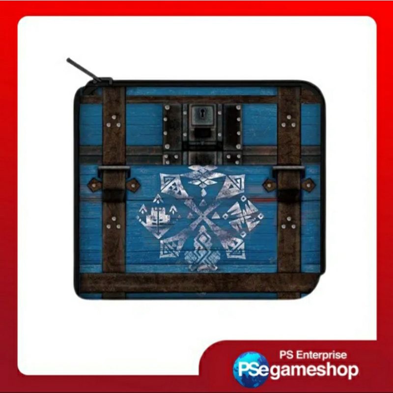 Monster Hunter Rise Sunbreak Accessory Pouch for Nintendo Switch [Blue]