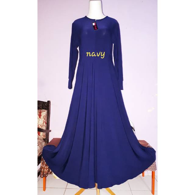 Gamis jersey tebal