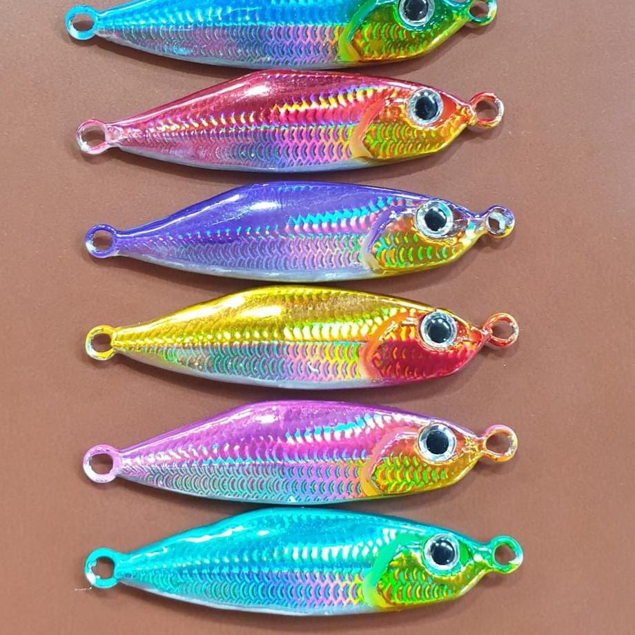 【TOPSELLER】 Micro Jig 10 Gram 10g Killer Metal Jig 10 gr Umpan Metal Jig Ultralight Jigging mikrojig