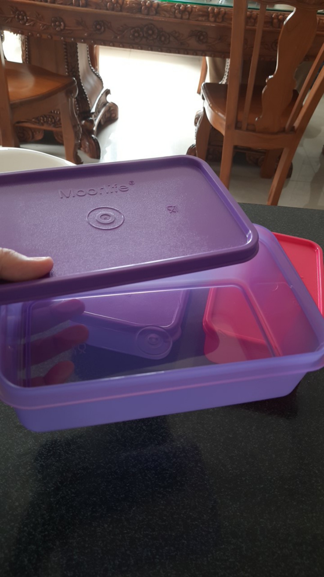 Toples Moorlife Scatolla Ecer Isi 890ml - Perpcs (bahan Plastik Premium Tebal )