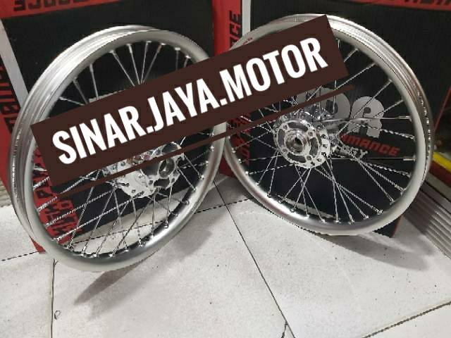 Velg velk pelek pelak TDR U supra x 125 sepaket ring 17  oval