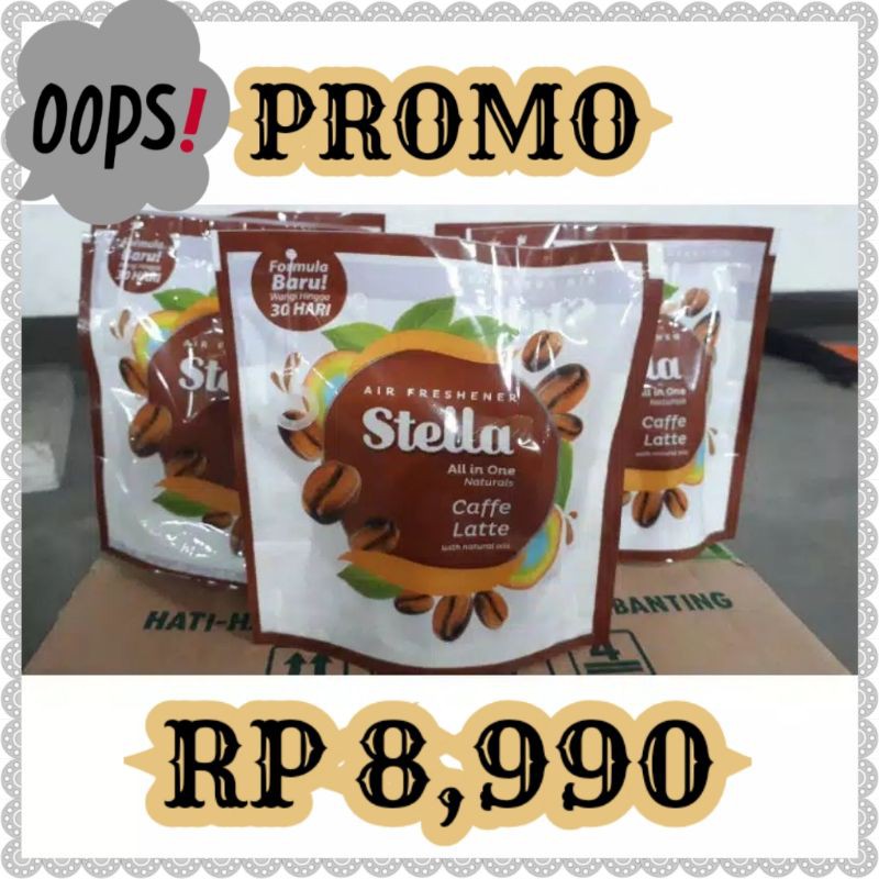 PROMO stella all in one  55 Gr COFFE LATTE ./pengharum ruangan