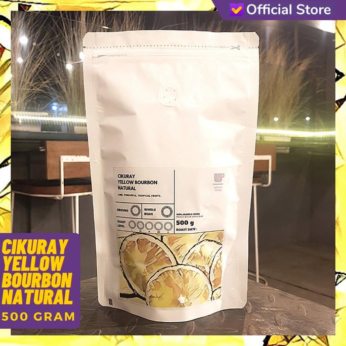 

CIKURAY YELLOW BOURBON NATURAL 500 GRAM ARABICA COFFEE | SUTOYO COFFEE