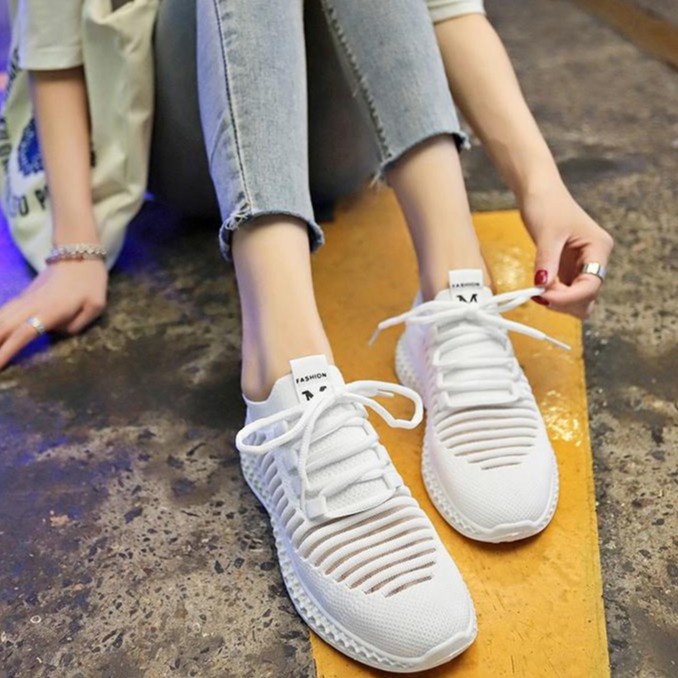 Ambigo Fashion - Sepatu Sneakers Wanita DRIVE ZONE Casual Shoes - Sepatu Wanita Korea Kekinian Trendy