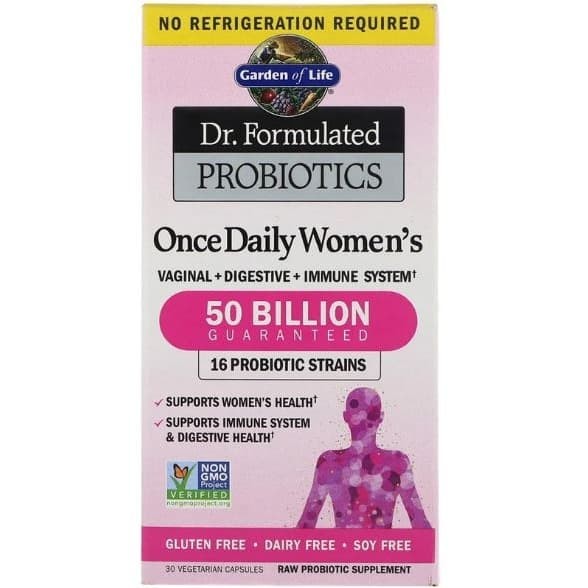 

Garden of Life Probiotic Once Daily Womens 30 Vcap Pencernaan Imunitas