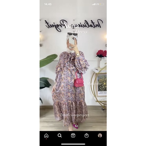 xena dress multicolour intalicious