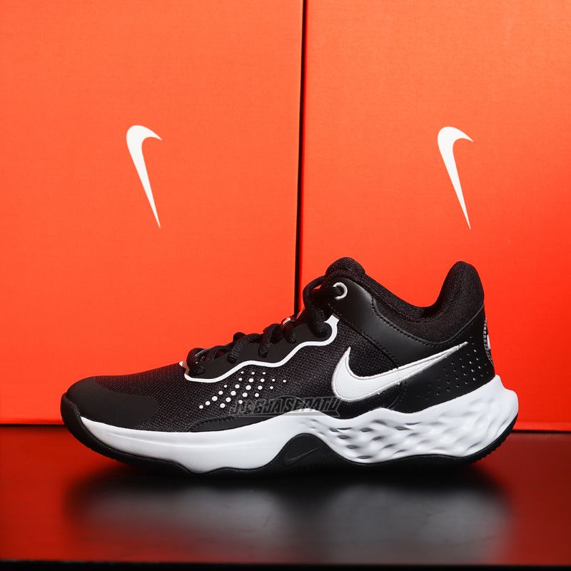 Nike Sepatu Basket Fly.By MID 3 - Black/White Noir/Blanc
