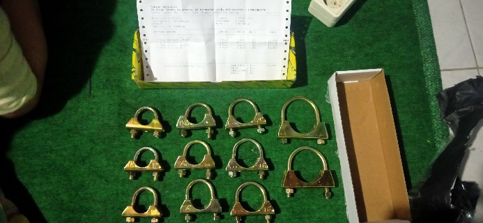 Klem Knalpot 2 Inch - U Bolt / Exhaust Clamp