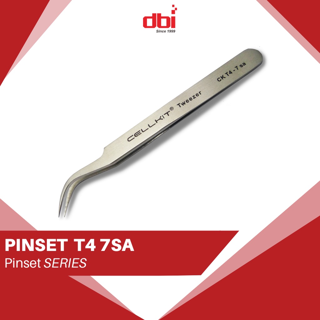 Pinset Bengkok Stainless Steel CELLKIT T4 7SA