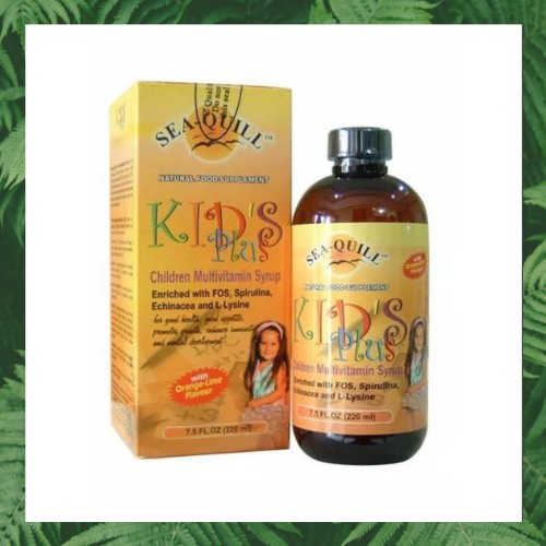 Sea-Quill Kids Plus Multivitamin Anak isi 220ml / Seaquil / Suplemen Sea Quil  [BPOM]