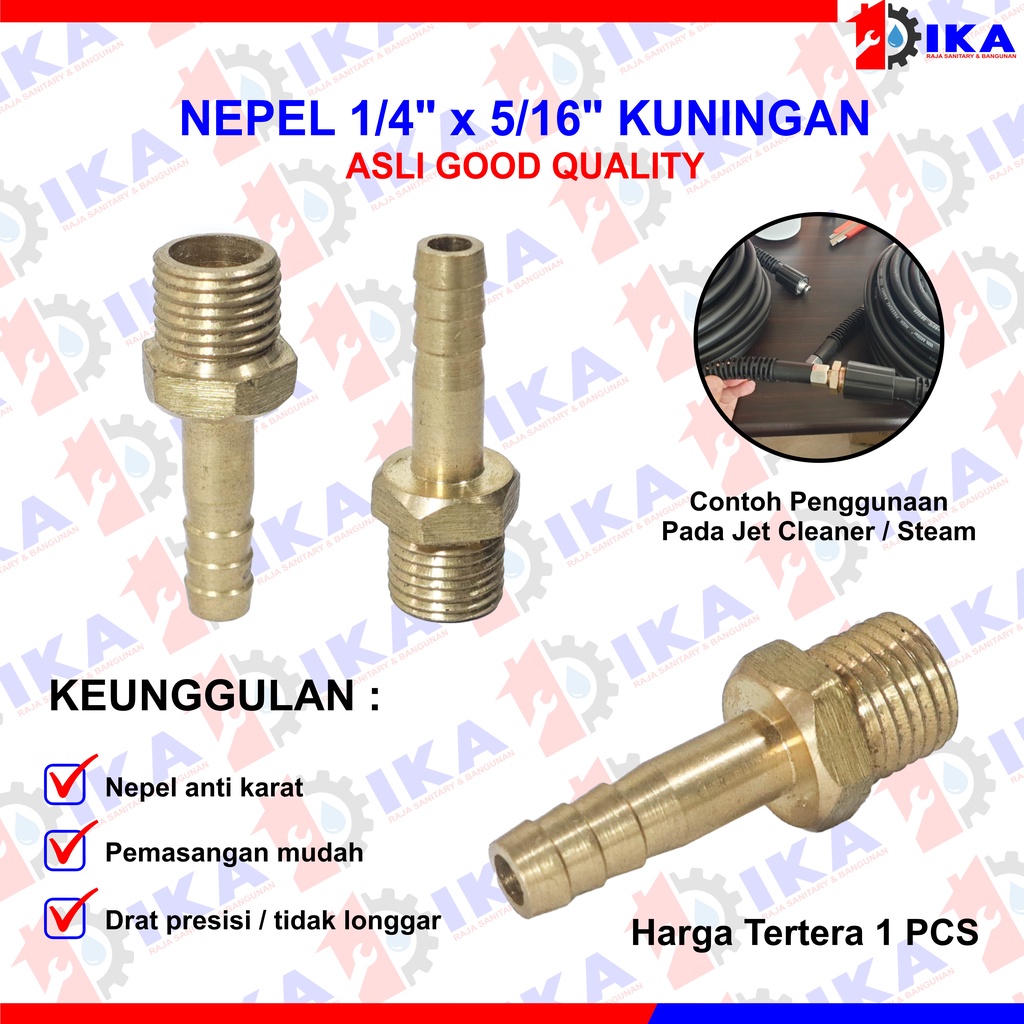 (KOMPLIT) SAMBUNGAN KUNINGAN DRAT LUAR DALAM 1/2&quot; 3/4&quot; 1/4&quot; VLOK SOCK NEPEL KRAN DOUBLE NAPLE DLL