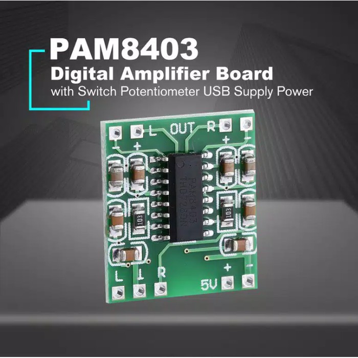 Kit Modul PAM 8403 v1 Mini 5V Digital Amplifier Class D | Shopee Indonesia