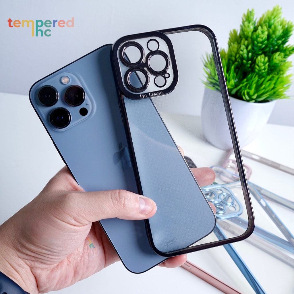 NEW !! ELECTROPLATED Camera Protective Iphone Case ( Iphone x - 13 pro max Ready )