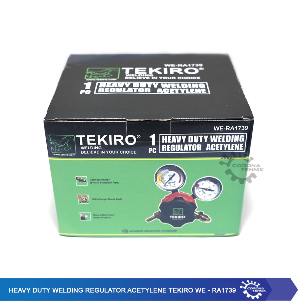 Tekiro WE-RA1739 - Heavy Duty Welding Regulator Acetylene