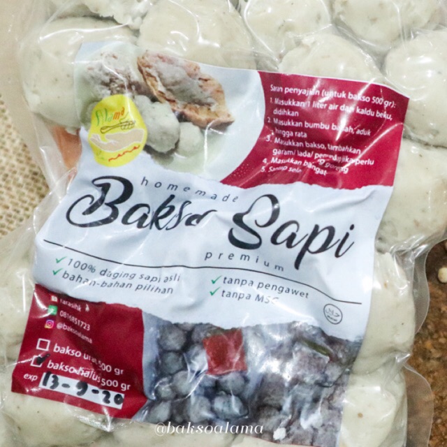 

Bakso Sapi HALUS 500 GR