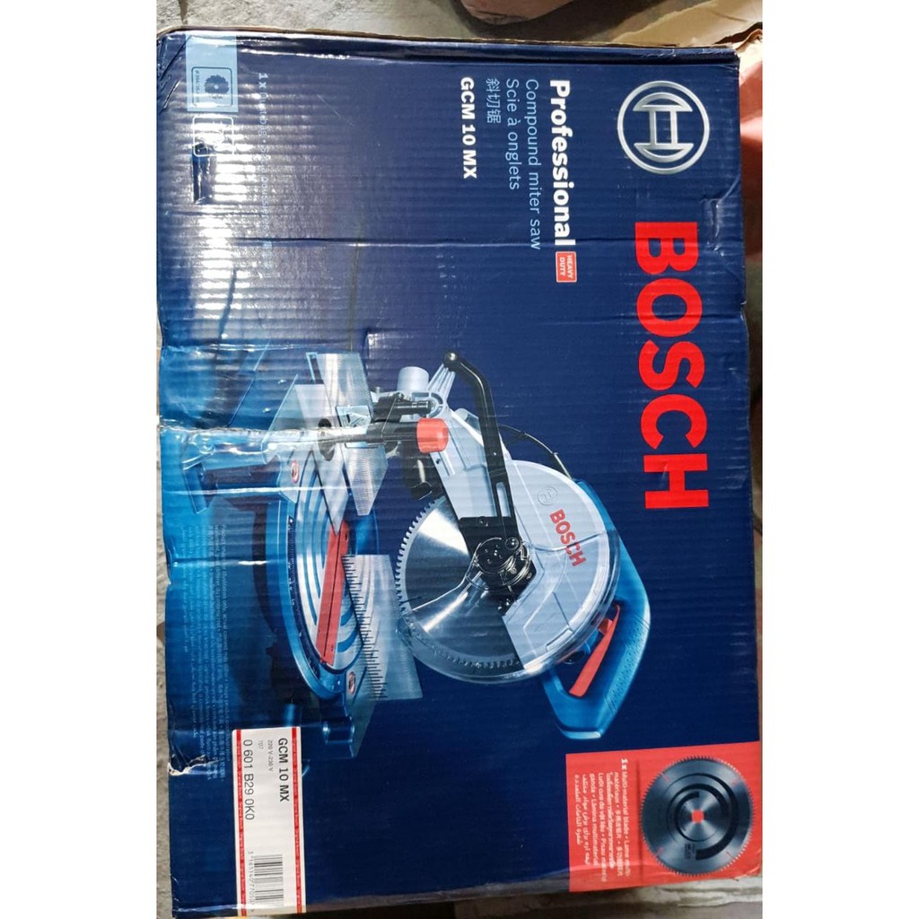 BOSCH Mesin Potong Aluminium 10 Kayu Mitter Miter Saw  GCM 10 MX