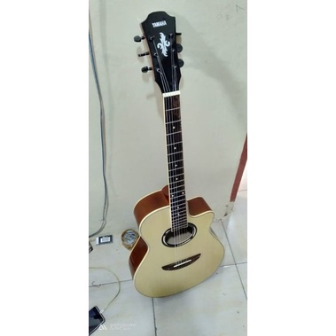 Gitar akustik jumbo Gitar bonus tas+senar Cadangan