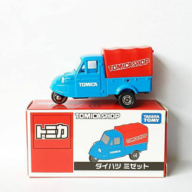 Tomica shop midget blue red