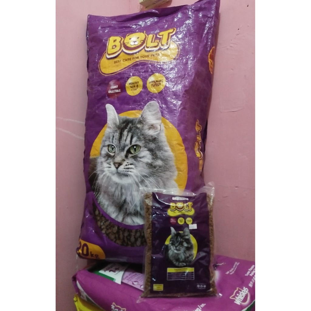 Makanan Kucing Bolt Rasa Tuna 1kg Repack Shopee Indonesia