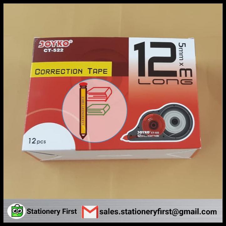 

CORRECTION TAPE JOYKO CT-522 12M GROSIR