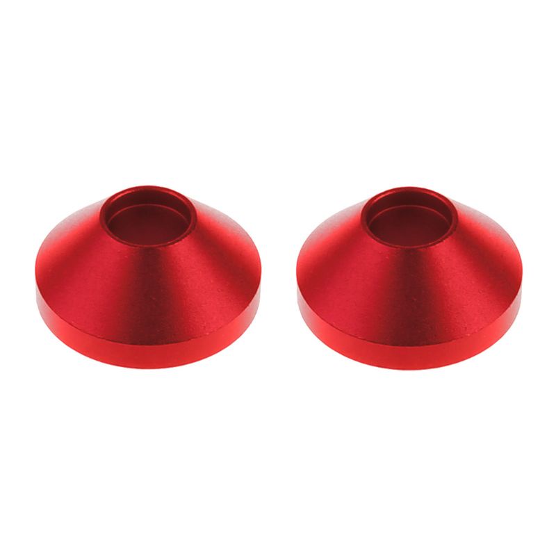 Btsg 2Pcs Kaki Keyboard Mekanik Anodized Aluminium CNC Feet Metal Untuk Case Untuk w/Sekrup Merah Abu Tua Hitam Silver fo