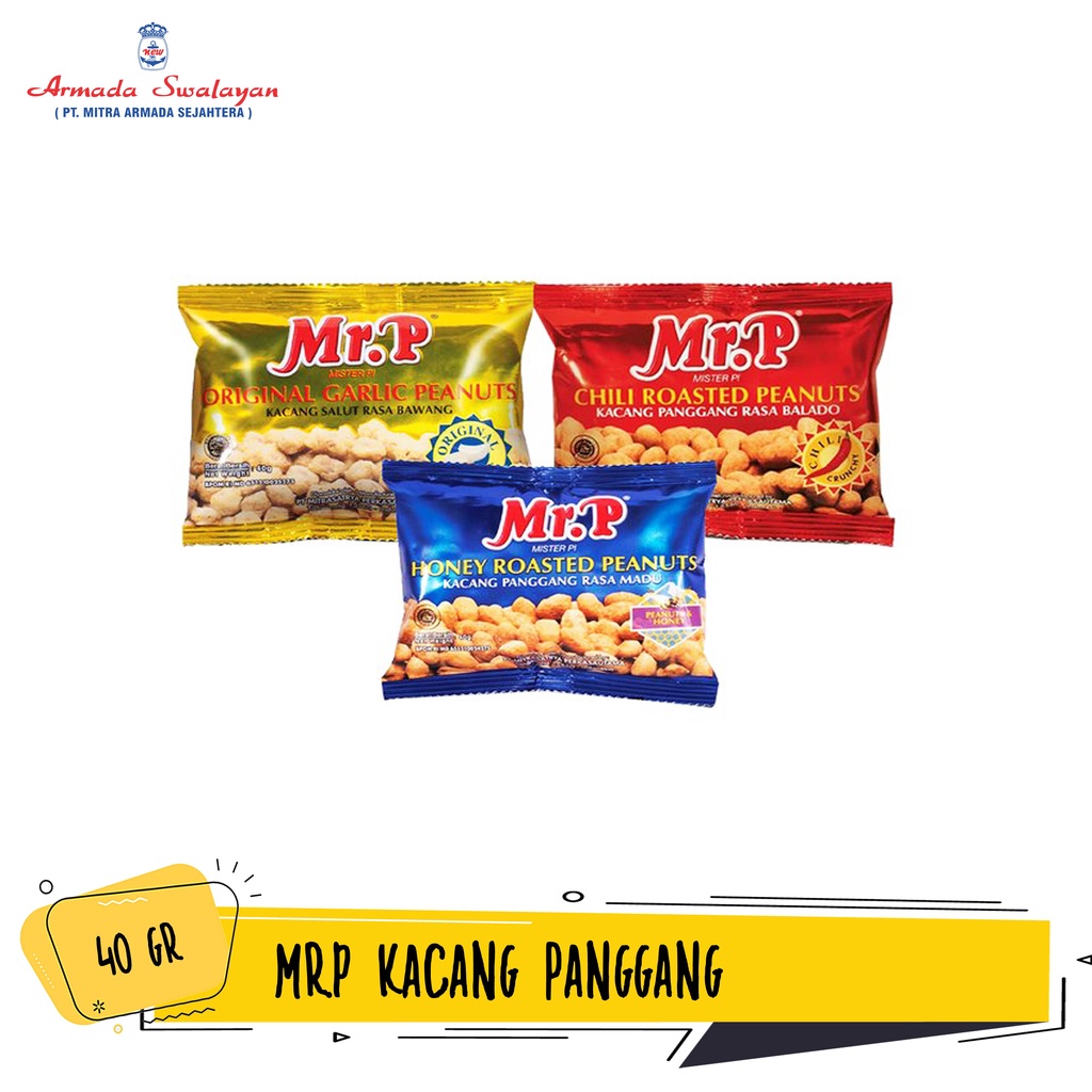 

Mr. P Kacang Panggang All Variant 40g