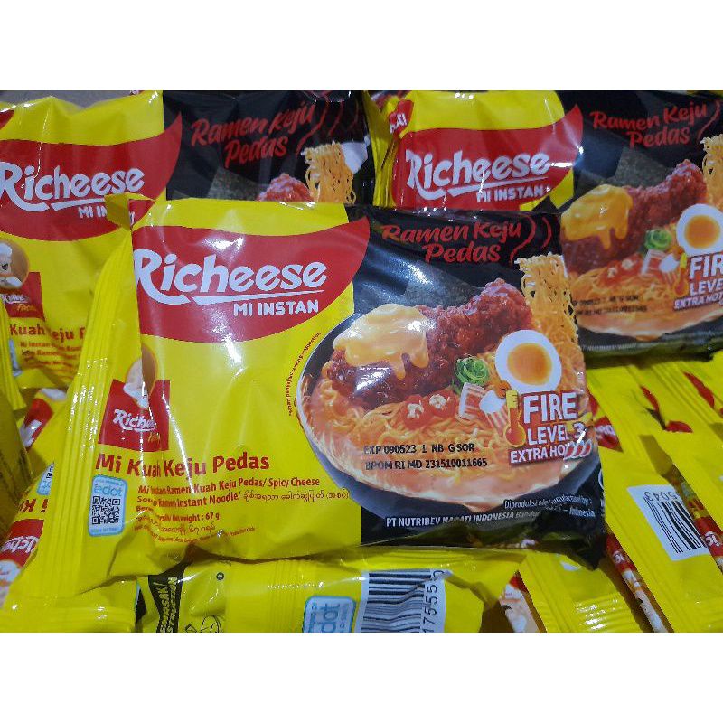 

mie richeese ramen level 0/ level 3 (BARANG SIAP KIRIM TANPA PO)