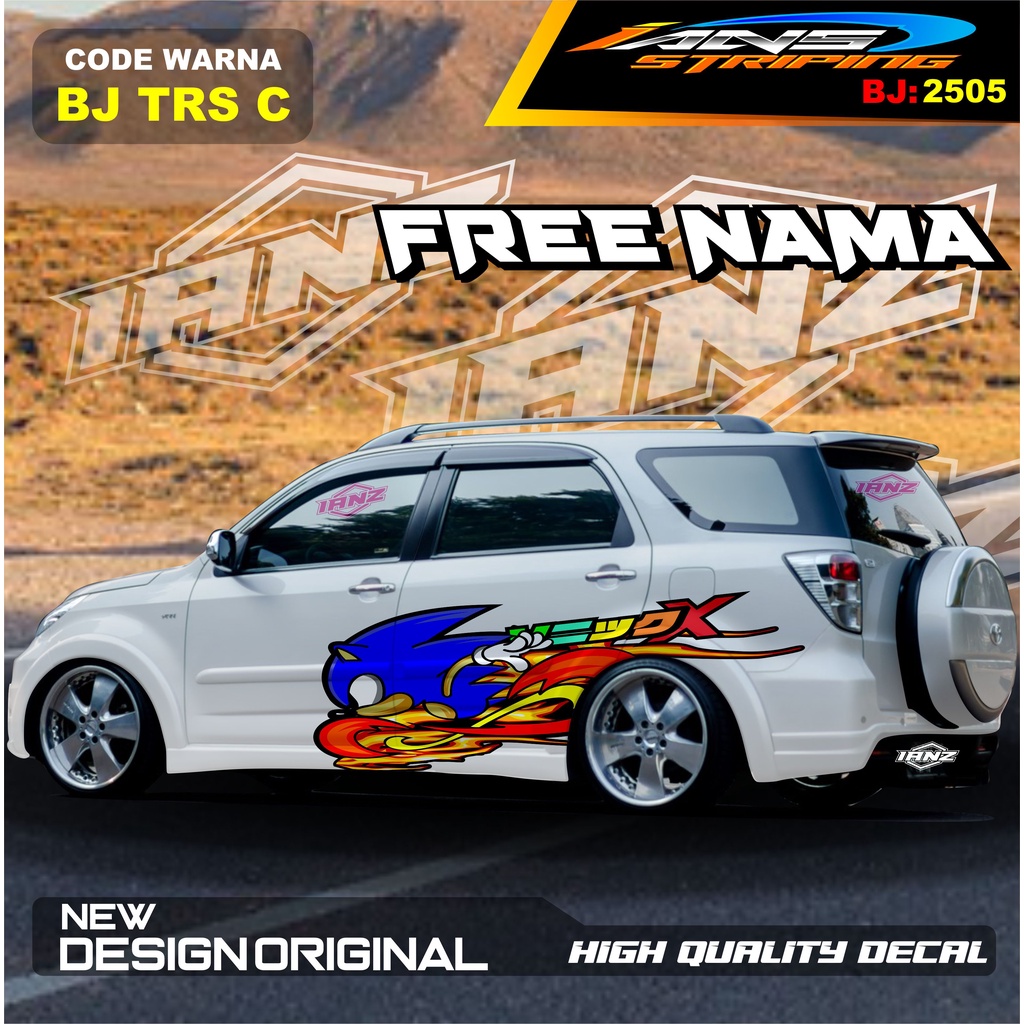 VARIASI STICKER MOBIL TERIOS   / STIKER MOBIL GRAND LIVINA / VARIASI STIKER MOBIL AVANZA / STIKER MOBIL XENIA / STIKER MOBIL