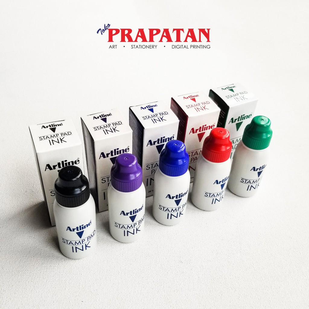 Jual Artline Stamp Pad Ink Refill Esa N Tinta Bak Stempel Shopee