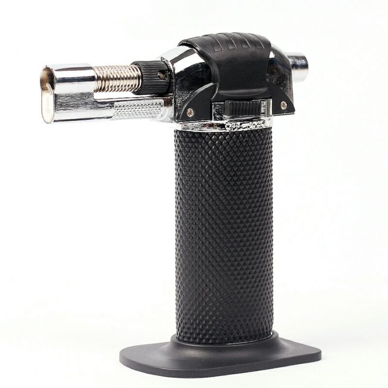 Mancis / Korek Api Gas Refillable Butane Torch Model Adjustable Flame Gun - TS-19