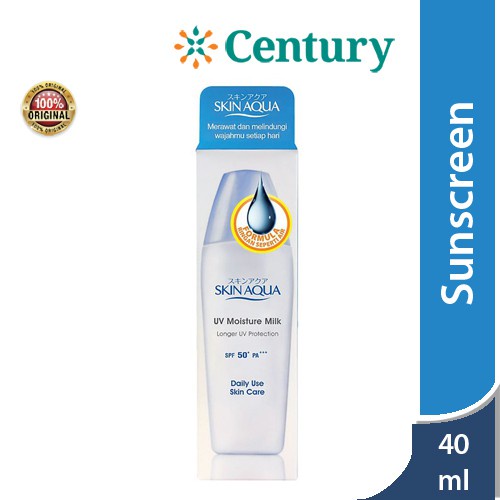 Skin Aqua Moist Milk SPF 50 Lotion 40ml / Tabir surya / Sun Screen /
Sun Block
