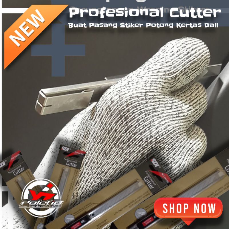 

Cutter Besi Stanless SDI Profesional Cutter Rekomendasi Buat Pasang Stiker
