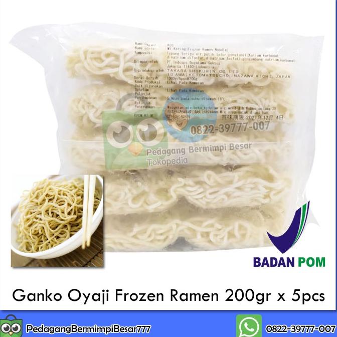 

Promo Awal tahun Ganko Oyaji Frozen Ramen 200gr | Ramen | Mie Ramen Kering Promo Awal tahun