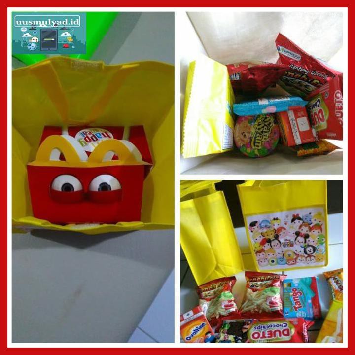 

Gt7Fher- Tas Souvenir Ultah Anak / Goodie Bag Spundbond Vinil Karakter Murah F68Fgio-