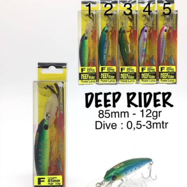 Lure PRO HUNTER DEEP RIDER 8,5cm / 12gram / Dive 0,5-3m